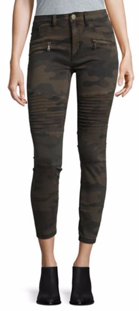 Design Lab Grunge Camo Pants